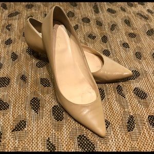 Cole Haan nude color kitten heel